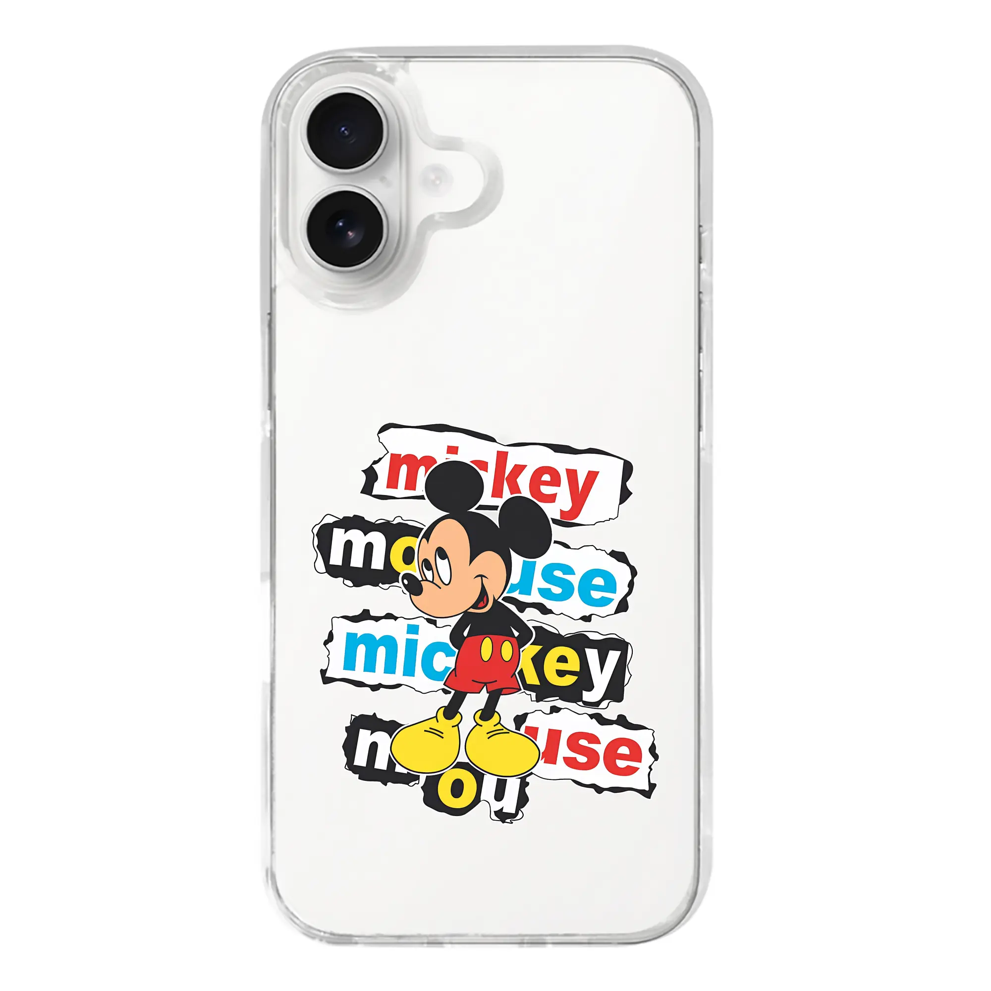 ミッキーマウス（Mickey Mouse） グッズ ミッキーマウス（Mickey Mouse） - iPhone 17シリーズ 透明スマホケース – 薄型・耐衝撃・精密フィット保護カバー